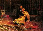 Ilya Repin Ivan the Terrible and his son Ivan on Friday, November 16 Spain oil painting artist
